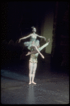 Suzanne Farrell as the Sugar Plum Fairy and Jacques d'Amboise as her Cavalier, in a New York City Ballet production of "The Nutcracker."