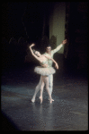 Suzanne Farrell as the Sugar Plum Fairy and Jacques d'Amboise as her Cavalier, in a New York City Ballet production of "The Nutcracker."