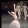 Suzanne Farrell as the Sugar Plum Fairy greeting Laura Flagg as Mary and her Prince, in a New York City Ballet production of "The Nutcracker."