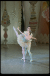 Allegra Kent as the Sugar Plum Fairy and Conrad Ludlow as her Cavalier, in a New York City Ballet production of "The Nutcracker."