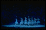 Snow scene, in a New York City Ballet production of "The Nutcracker." (New York)