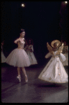 The entrance of Kay Mazzo as the Sugar Plum Fairy, in a New York City Ballet production of "The Nutcracker." (New York)