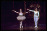 Gelsey Kirkland and Helgi Tomasson, in a New York City Ballet production of "The Nutcracker." (New York)