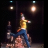 Shaun O'Brien as Drosselmeyer entertaining children with Bryan Pitts as the toy soldier, in a New York City Ballet production of "The Nutcracker" (New York)