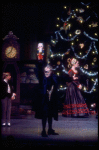 Shaun O'Brien as Drosselmeyer presenting the Nutcracker, in a New York City Ballet production of "The Nutcracker" (New York)