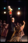 Shaun O'Brien as Drosselmeyer presenting the Nutcracker, in a New York City Ballet production of "The Nutcracker" (New York)