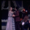 Shaun O'Brien as Drosselmeyer comforting Mary with her broken Nutcracker, in a New York City Ballet production of "The Nutcracker" (New York)