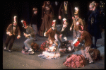 Boys creating a rumpus with horns and drums, in a New York City Ballet production of "The Nutcracker" (New York)