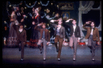 Boys marching, in a New York City Ballet production of "The Nutcracker" (New York)