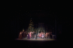 Parents and children dancing, in a New York City Ballet production of "The Nutcracker" (New York)