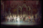 Act II finale with Merrill Ashley as the Sugar Plum Fairy and Joseph Duell as her Cavalier, in a New York City Ballet production of "The Nutcracker" (New York)