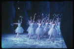 Snow scene, in a New York City Ballet production of "The Nutcracker" (New York)