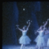 Snow scene, in a New York City Ballet production of "The Nutcracker" (New York)