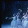 Snow scene, in a New York City Ballet production of "The Nutcracker" (New York)