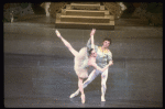 Heather Watts and Ib Andersen, in a New York City Ballet production of "The Nutcracker" (New York)