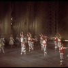 New York City Ballet production of "Tricolore" with Colleen Neary (L) and Adam Luders (C), this section choreographed by Peter Martins (New York)