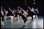 New York City Ballet production of "Violin Concerto" with Jean-Pierre Bonnefous and Karin von Aroldingen, choreography by George Balanchine (New York)