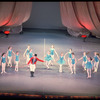 New York City Ballet production of "Circus Polka" with Jerome Robbins as the Ring Master and students from the School of American Ballet, choreography by Jerome Robbins (New York)