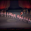 New York City Ballet production of "Circus Polka" with Jerome Robbins as the Ring Master and students from the School of American Ballet, choreography by Jerome Robbins (New York)