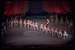 New York City Ballet production of "Circus Polka" with Jerome Robbins as the Ring Master and students from the School of American Ballet, choreography by Jerome Robbins (New York)