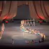 New York City Ballet production of "Circus Polka" with Jerome Robbins as the Ring Master and students from the School of American Ballet, choreography by Jerome Robbins (New York)