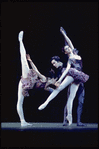 New York City Ballet production of "Danses Concertantes" with Colleen Neary, Francis Sackett and Renee Estopinal, choreography by George Balanchine (New York)