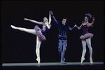 New York City Ballet production of "Danses Concertantes" with Colleen Neary, Francis Sackett and Renee Estopinal, choreography by George Balanchine (New York)