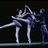 New York City Ballet production of "Danses Concertantes" with Colleen Neary, Francis Sackett and Renee Estopinal (L), choreography by George Balanchine (New York)