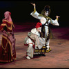 New York City Ballet production of "Pulcinella" with Edward Villella as Pulcinella and two concubines, choreography by George Balanchine (New York)