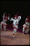 New York City Ballet production of "Pulcinella" with Edward Villella as Pulcinella, choreography by George Balanchine (New York)