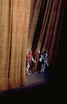 New York City Ballet production of "Pulcinella" curtain call with Jerome Robbins, George Balanchine and Edward Villella, choreography by George Balanchine (New York)