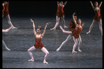 New York City Ballet production of "Jewels" (Rubies) with Wilhelmina Frankfurt, choreography by George Balanchine (New York)