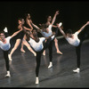 New York City Ballet production of "Agon" group with Victor Castelli, Mel Tomlinson and Jean-Pierre Frohlich, choreography by George Balanchine (New York)