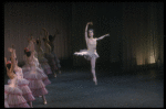 The Waltz of the Flowers with Heather Watts, in a New York City Ballet production of "The Nutcracker" (New York)