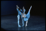 New York City Ballet Production of "Tchaikovsky Piano Concerto No. 2" (Ballet Imperial) with Peter Frame, Francis Sackett and Lourdes Lopez, choreography by George Balanchine (New York)