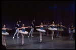 New York City Ballet production of "Theme and variations" with Sandra Jennings, Lourdes Lopez and Maria Calegari, choreography by George Balanchine (New York)
