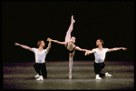 New York City Ballet production of "Agon" with Karin von Aroldingen, Bart Cook and Tracy Bennett, choreography by George Balanchine (New York)