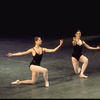 New York City Ballet production of "Agon" with Wilhelmina Frankfurt and Renee Estopinal, choreography by George Balanchine (New York)