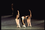 New York City Ballet production of "Agon" with Renee Estopinal, Daniel Duell and Wilhelmina Frankfurt, choreography by George Balanchine (New York)