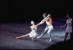 New York City Ballet production of "Apollo" with Elyse Borne and Mikhail Baryshnikov, choreography by George Balanchine (New York)