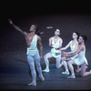 New York City Ballet production of "Apollo"; Peter Martins with Karin von Aroldingen, Suzanne Farrell and Kyra Nichols, choreography by George Balanchine (New York)
