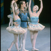 Karen Morrell, Earle Sieveling, and Margaret Wood in the New York City Ballet production of Balanchine's "Ballet Imperial"