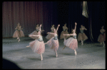 New York City Ballet production of "Brahms-Schoenberg Quartet" with Terri Lee Port, Delia Peters and Sheryl Ware, choreography by George Balanchine (New York)