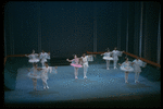 New York City Ballet production of "Bugaku" with Allegra Kent and Edward Villella, choreography by George Balanchine (New York)