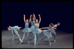 New York City Ballet production of "The Concert" with Christine Redpath and Delia Peters center, choreography by Jerome Robbins (New York)