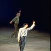 New York City Ballet production of "Dances at a Gathering" with Robert Maiorano in foreground and Victor Castelli, choreography by Jerome Robbins (New York)