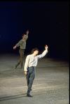 New York City Ballet production of "Dances at a Gathering" with Robert Maiorano in foreground and Victor Castelli, choreography by Jerome Robbins (New York)