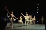 New York City Ballet production of "Divertimento No. 15" with Merrill Ashley and Robert Weiss at center, choreography by George Balanchine (New York)