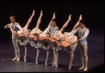 New York City Ballet production of "Divertimento No. 15" with Tracy Bennett, Robert Weiss, Victor Castelli, Kyra Nichols, Maria Calegari, Merrill Ashley, Stephanie Saland and Susan Hendl, choreography by George Balanchine (New York)