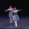 New York City Ballet production of "Donizetti Variations" with Delia Peters (front) and Christine Redpath, choreography by George Balanchine (New York)
